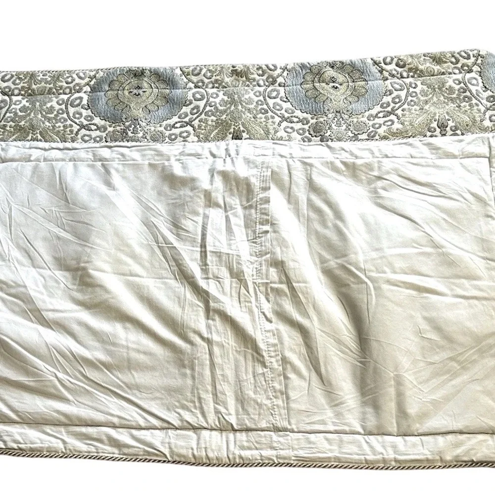 Pacific Coast Home Furnishings Damask Leopard Quilted Pillow Shams Set of 2 Grey